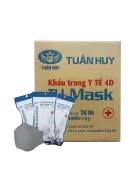 Khẩu Trang Y Tế KF94 Tuấn Huy Xám